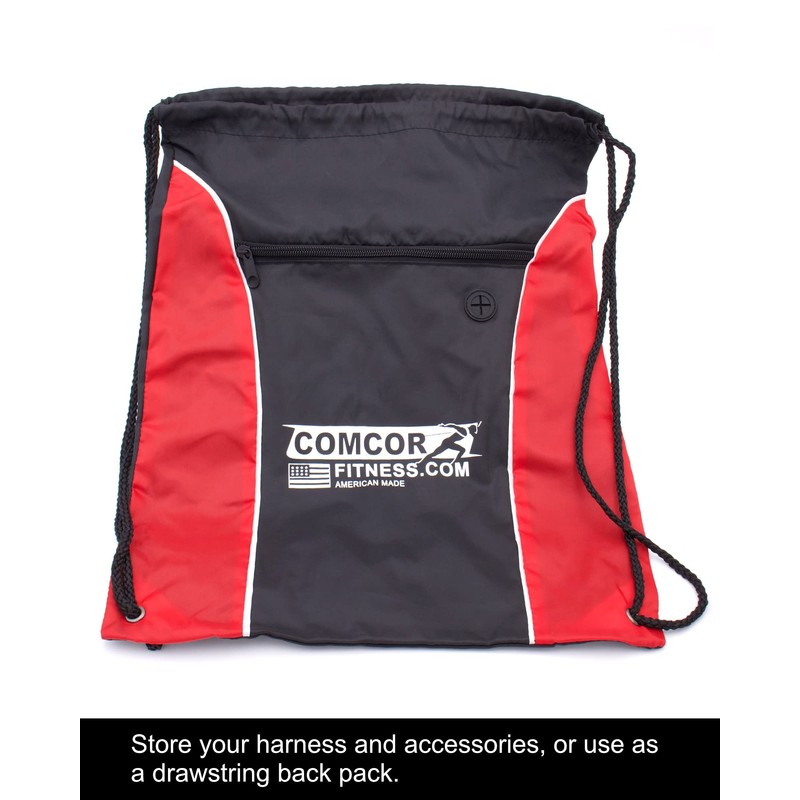 ComCor Pro Sled Harness with Padded Shoulders, Includes 9' Pull