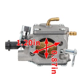 partszen 503280410 Carburetor for Husqvarna 395 395XP WALBRO WJ Type 501355101 with 537 44 44 01 Air Filter for Husqvarna 394 395 395XP Chainsaw