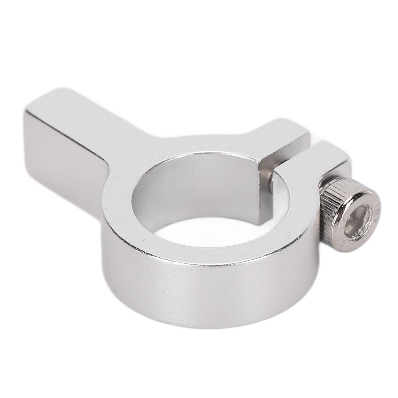 3Pcs Tube Clamp Hub Aluminum Shaft Clamping M4 Thread Mounting