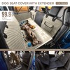 SHARLOVY XL Truck Back Seat Extender for Dogs, Large Hard