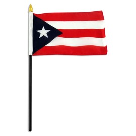 US Flag Store Puerto Rico Flag, 4 by 6-Inch