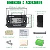 YOOREAL Tachometer, operating hour counter, magnetic recording, maintenance, display shut-off