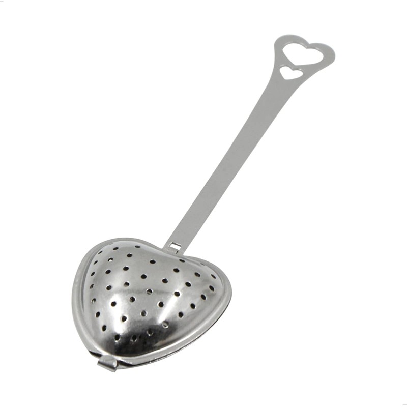 Stainless Steel Tea Strainer Stainless Steel - Heart-Shaped Tea Strainer