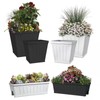 CHG CLASSIC HOME & GARDEN Hanover 14 in. Black Resin