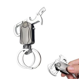 dinghaole Bottle Opener Keyring, Keyring Keychain, Multifunctional Bottle Opener Keyring Unboxing Keychain with Cutter Bottle Opener, Valentines Day Christmas-Boyfriend Funny Lover Gifts