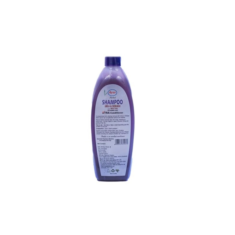 Ayur Herbals Shampoo Amla & Shikakai With Reetha - 100ml/3.38