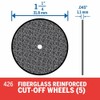 Dremel, 426, Wheel, Cut Off, Pk5