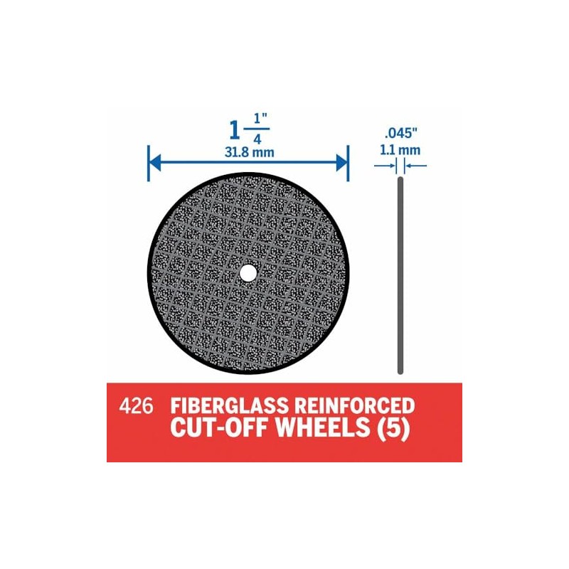 Dremel, 426, Wheel, Cut Off, Pk5