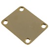 Guitar neck joint plate 51mm x 64mm in gold including