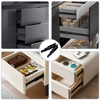 Prmape 2 x drawer runners, 100 mm, drawer pull-out rails,