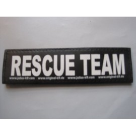 Rescue Team (Large) Package of 2 Julius-K9 Labels for K-9 Harnesses