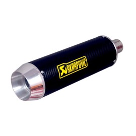 RA ACCESSORIES Akrapovic Universal Bike Silencer Exhaust For Street Sports Bike Motorcycles & Scooters (Black)