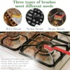 15pcs Crevice Cleaning Brush, Hard Bristle Scrub Brushes Tools, Multifunctional