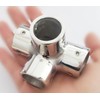 Marine 90 Degree 4-Way Cross Tube Pipe Connector, Heavy Dudy