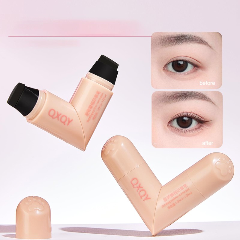 2pcs Eyeliner Stamp Wing Cat Eye Liner Stamp, Schwarzer Flüssiger
