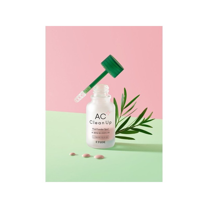 Etude AC 클린업 핑크 파우더 스팟 /피부고민케어 AC Cleanup Pink