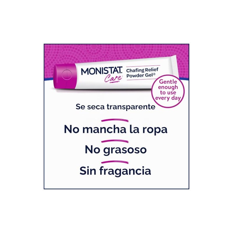 Monistat Care Chafing Relief Powder Gel, Anti Protection, 1.5 Oz