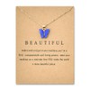 Blue Butterfly Necklaces for Women Best Mom Gifts from Daughter