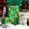 Merture Green Christmas Wrapping Paper Roll Set - 17 Inch