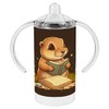 Cute Gopher Sippy Cup - Book Lover Baby Sippy Cup