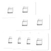 6 Pack Shower Caddy Adhesive Hooks Replacement Adhesive Hooks Sticker