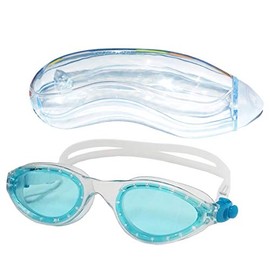 Sports UV Protection Swim Goggles Bundle Set (GN5404) - Clear/Blue