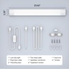 Modlicht LED Shop Light Fixture, 2FT Linkable 18W Plug in