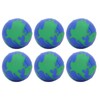 12PCS Globe Soft Ball 63mm Squeezable PU Portable Earth Stress
