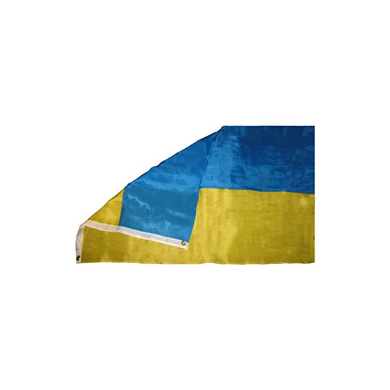 UKRAINE 3ft x 5ft BANNER/FLAG 100% POLYESTER METAL GROMMETS, Premium