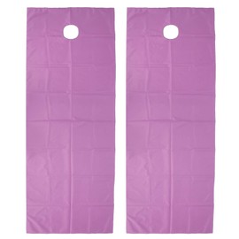 2pcs SPA Massage Table Cover, Breathable Oil Resistant Waterproof Beauty Salon Bed Sheets Massage Couch Cover Massage Table Cloth Bed Sheet Cover with Face Hole Reusable Couch Washable(purple)
