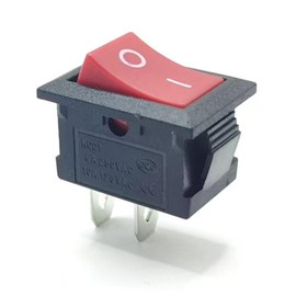 Rocker Switch KCD1 2 Pin 2 Position 10A125V 6A250V ON/Off Fit for Various Kinds of Auto Household Appliances DIY Power Control Electric Tool Lawnmowers Snow Blowers Garden General Electronic Equipment
