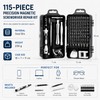 115-in-1 Precision Screwdriver Set for Electronics Repair – Magnetic Multi-Bit