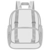 USPECLARE Clear Backpack for Stadium Events Small Clear Backpack 11.5x9.5x6