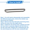 X AUTOHAUX Timing Chain Kit No.243222G350 for HYUNDAI SANTA FE