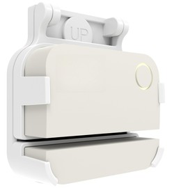 Garage Door Bracket for Ring Alarm Contact Sensor 2nd Gen – 1-Pack White Mount with Built-in Snap Clip & Screws – Secure Fit, Anti-Slip, Easy Install – Ring Compatible Accessory (White)