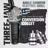 Arinda Angle Grinder Electric Drill Conversion Collets Adapter For Angle