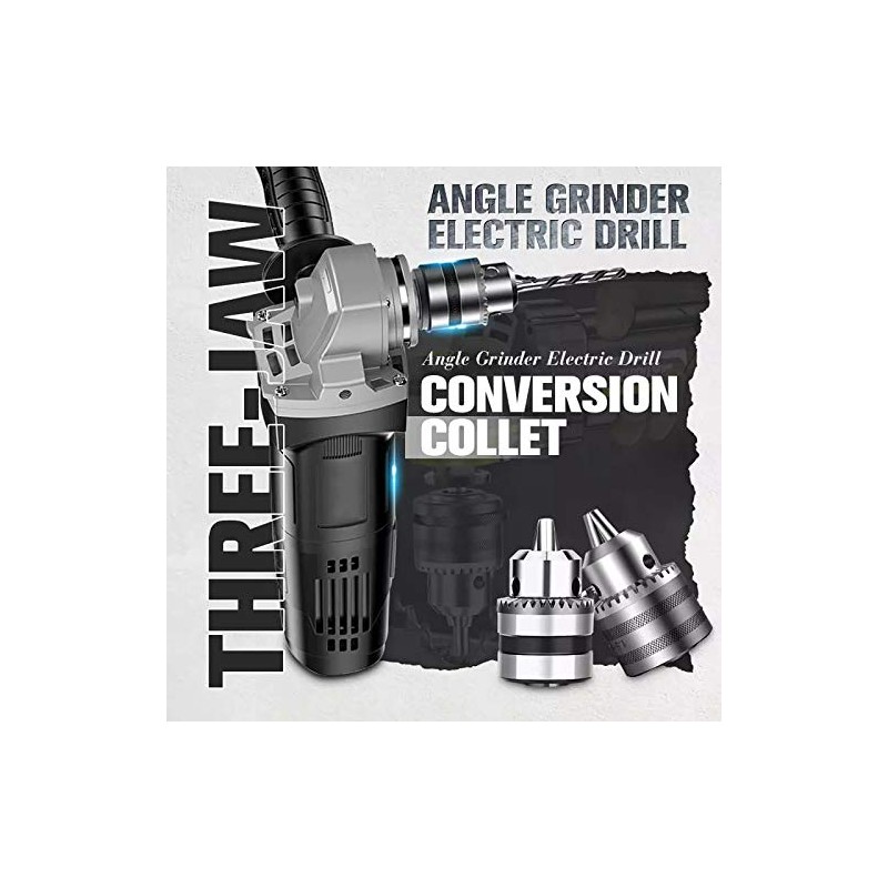 Arinda Angle Grinder Electric Drill Conversion Collets Adapter For Angle