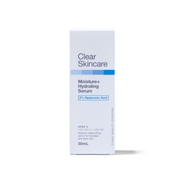 Clear Skincare Moisture+ Hydrating Serum With 2% Hyaluronic Acid 30ml