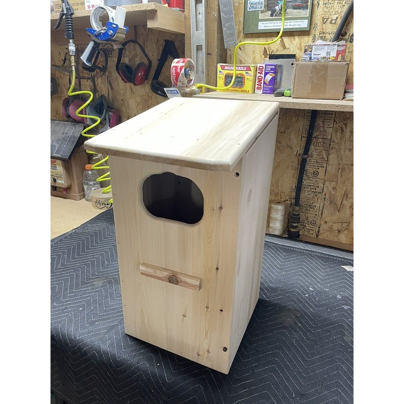 Gregg's Black-belied whistling duck nest box (white cedar)