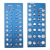 Nut and Bolt Thread Checker, 38 Holes Blue Imperial Metric