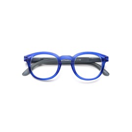 Reading glasses - Brand B+D - Blue Ban Readers - Material Frame and temple: PC - Temples with flex - Blue Light filter lenses - Blue Color - +3.00