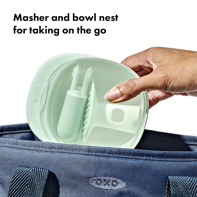 OXO Tot Food Masher, Opal