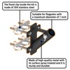 FlagPole Holder,No Drilling Metal Flagpole mount for Railings, Horizontal or
