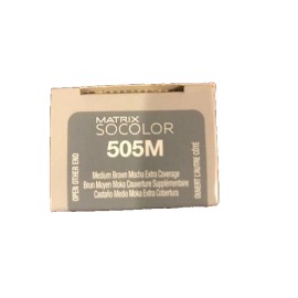 Matrix Socolor Medium Brown Mocha Extra Coverage 505M Permanet Cream Color ~NEW