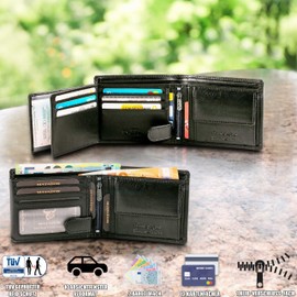 MATADOR® 6404 Men's Wallet with RFID Protection, black, Vintage