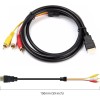 Unbranded 1080P Mini Composite AV RCA to HDMI CVBS Video