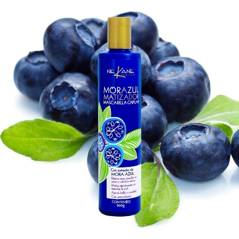 Mascarilla Mora Azul Nekane Capilar 300g Libre De Sal