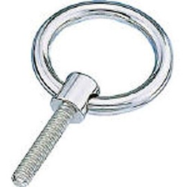 Mizumoto B813 Stainless Steel Ring Bolt with Brim (mm Screw) Screw Diameter M-6