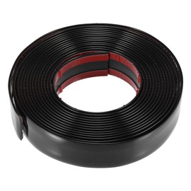 X AUTOHAUX Car Door Edge Guards Strip 1-3/16in 30mm Wide 16.4ft 5m Length Black