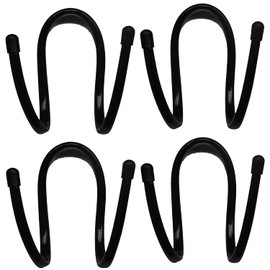 Flexible Over The Seat Hard Hat Rack Hard Hat Holder Hard Hat Hanger for Vehicle Truck Car Headrest Hangers - Universal Adjustable Hooks for bags, Coats, Purses - 4 Pack - No Hard Hat
